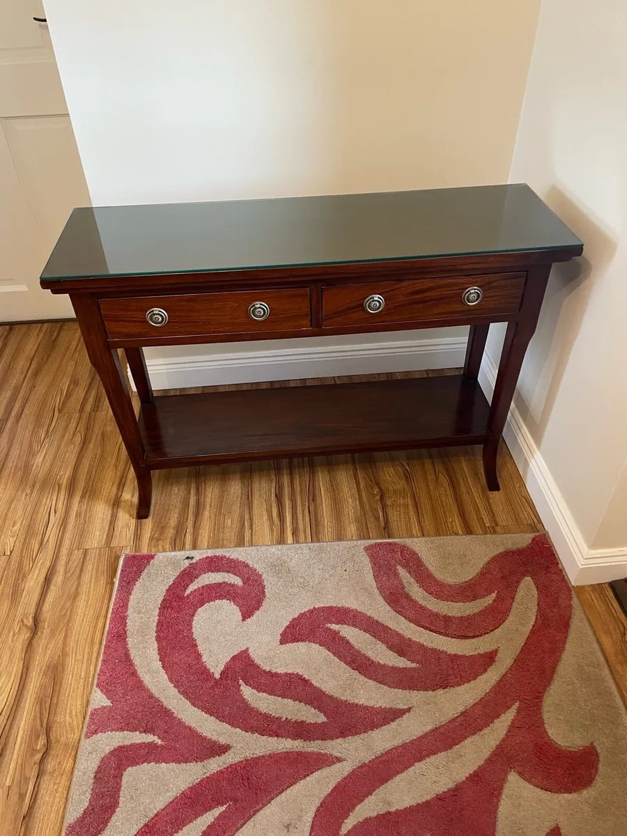 Mahogany hall table - Image 2