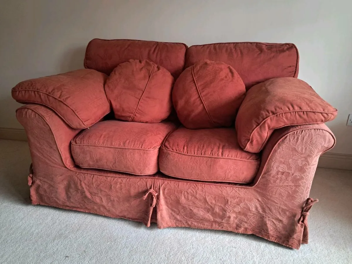 2 Seater Couch and Armchair - Image 1