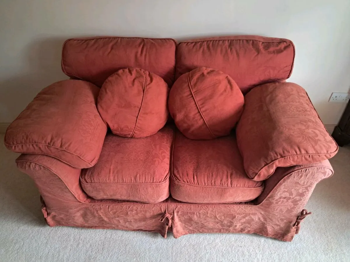 2 Seater Couch and Armchair - Image 2
