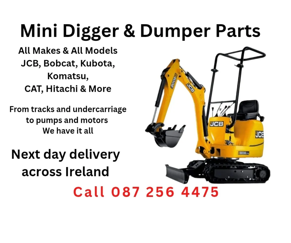 Mini digger and dumper spare parts - Image 1
