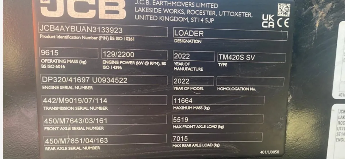 JCB TM420 - Image 4