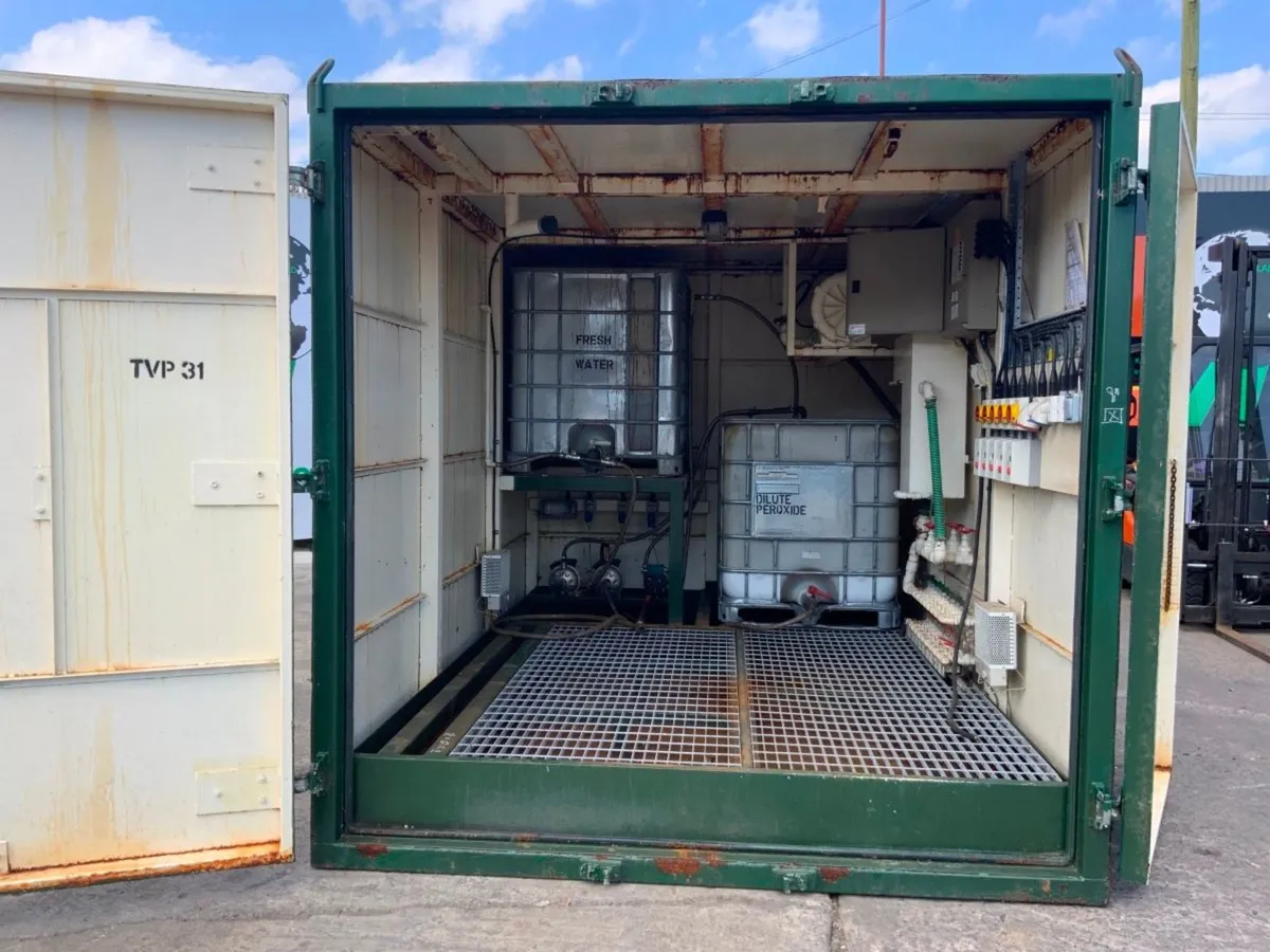12ft x 8ft CHEMICAL STORAGE CONTAINER.......3675v - Image 3