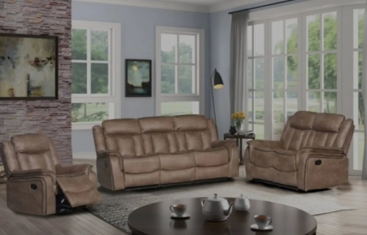 Westwood suede recliners - Image 1