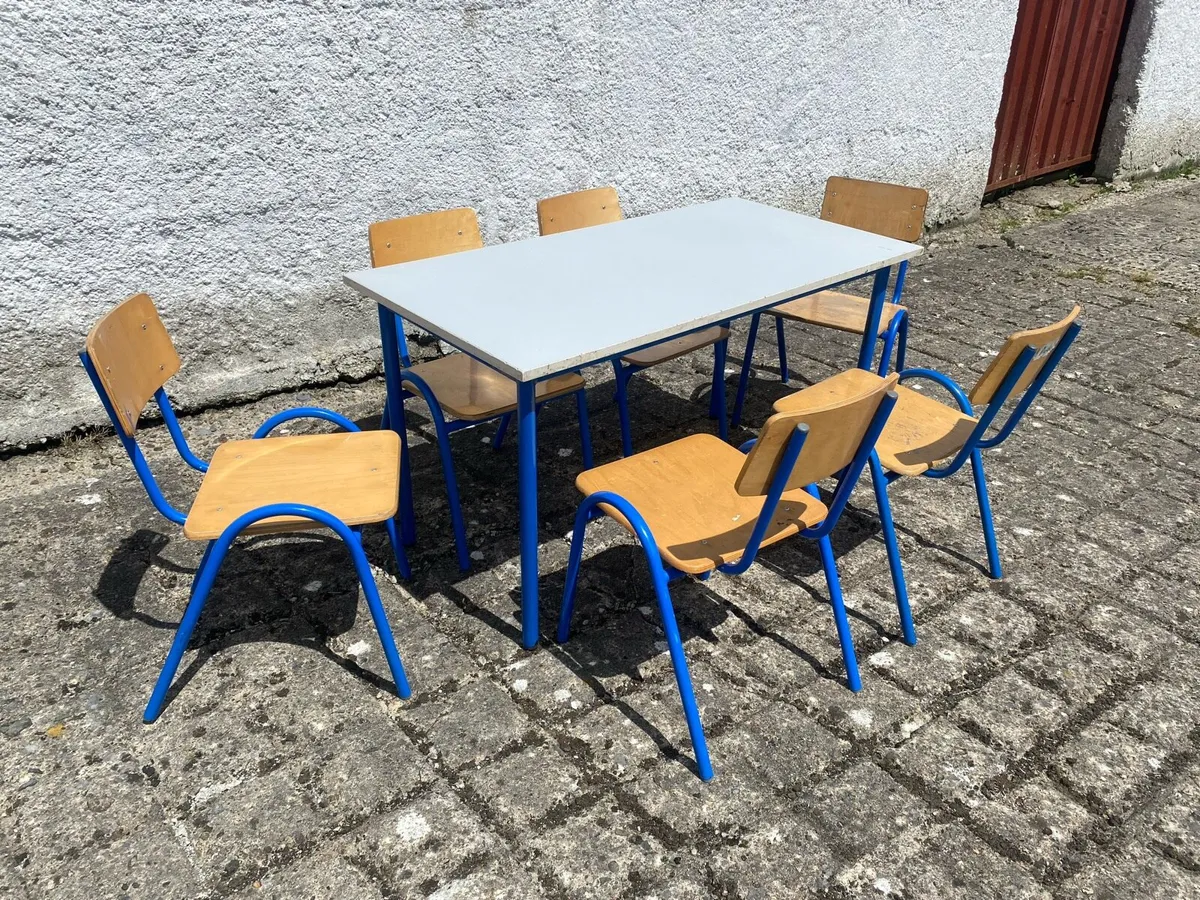 School Tables and chairs - Image 1