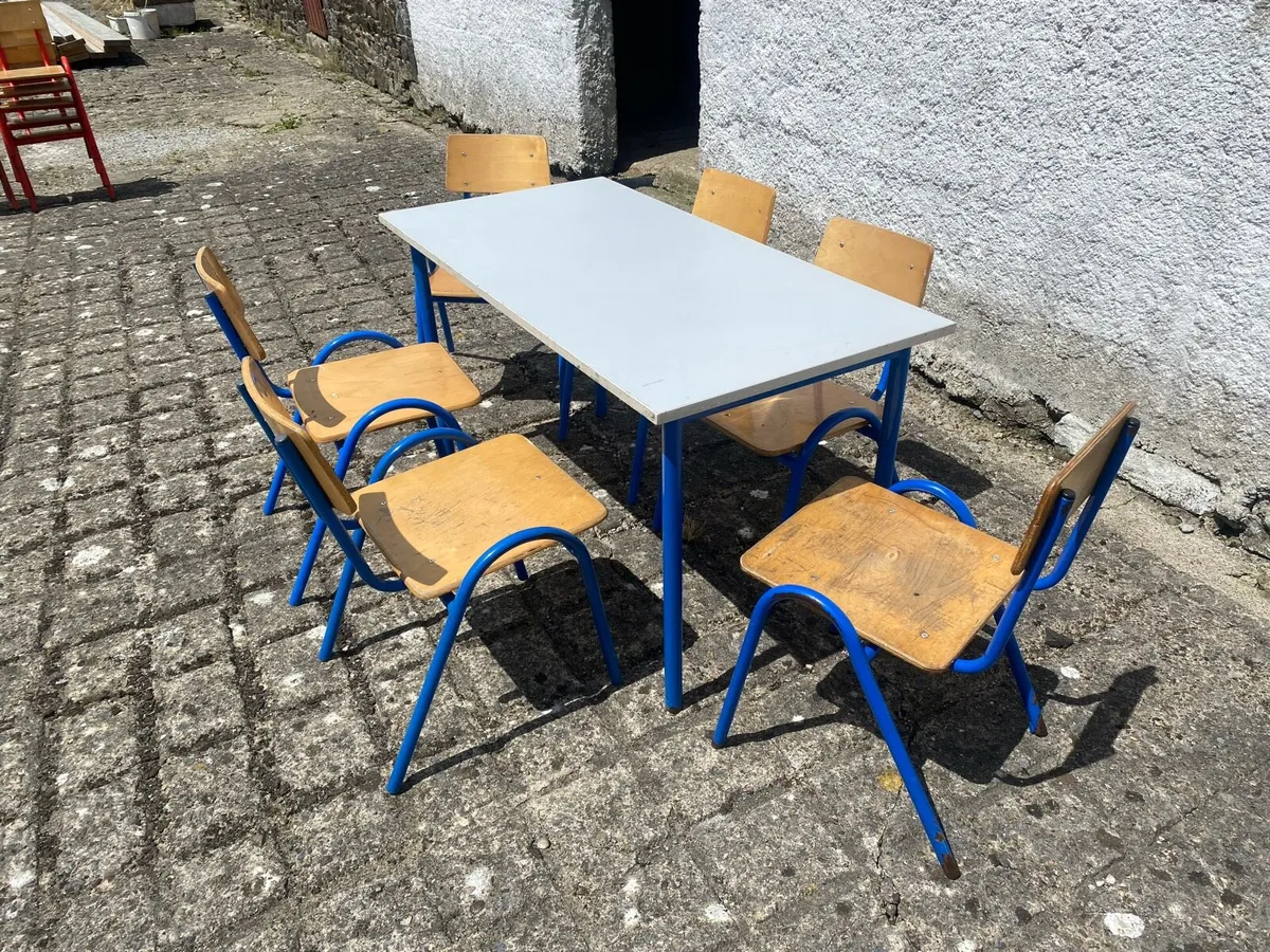 School Tables and chairs - Image 2