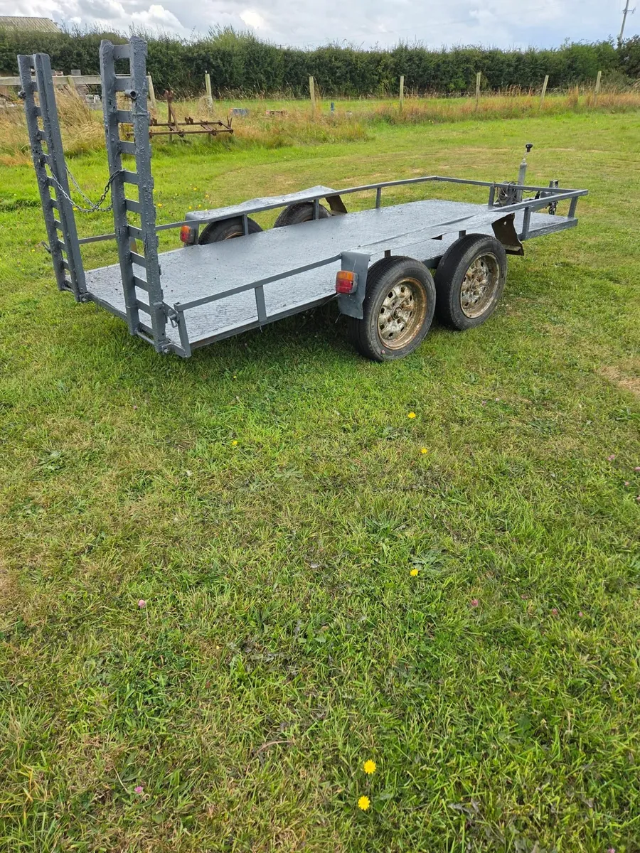 For sale ride on mower trailer - Image 1
