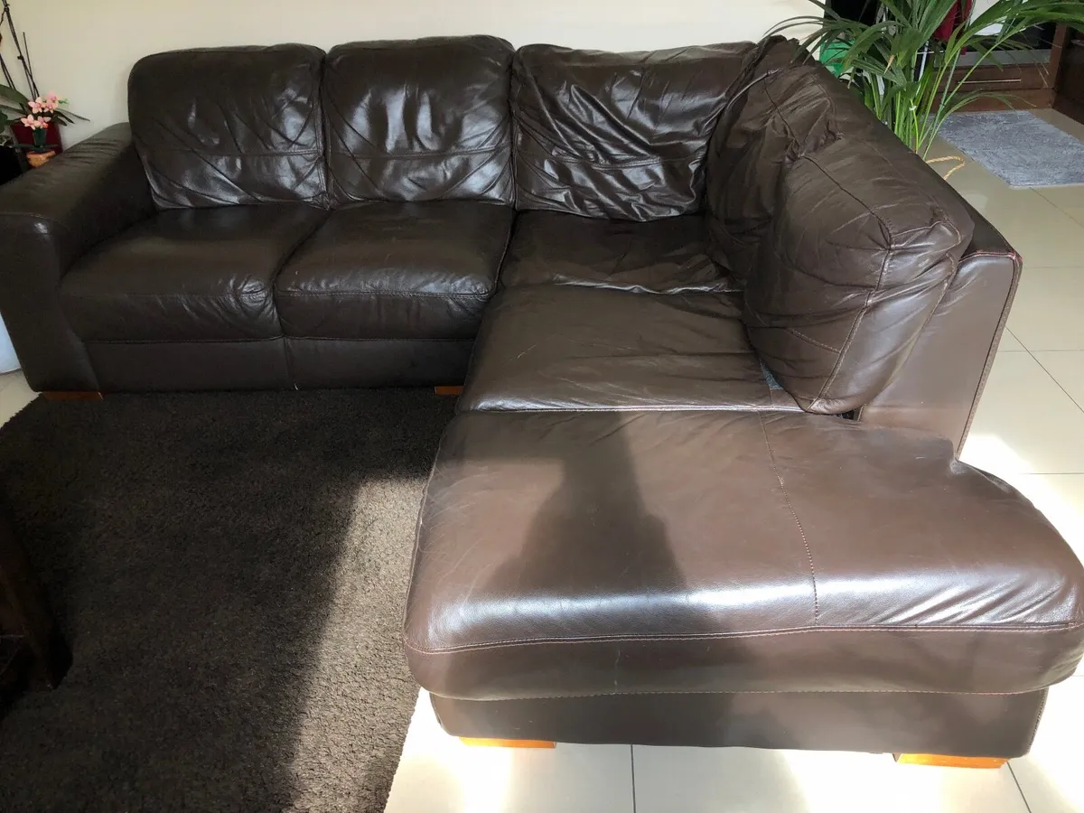 FREE Leather Sofa Corner Group - Image 4