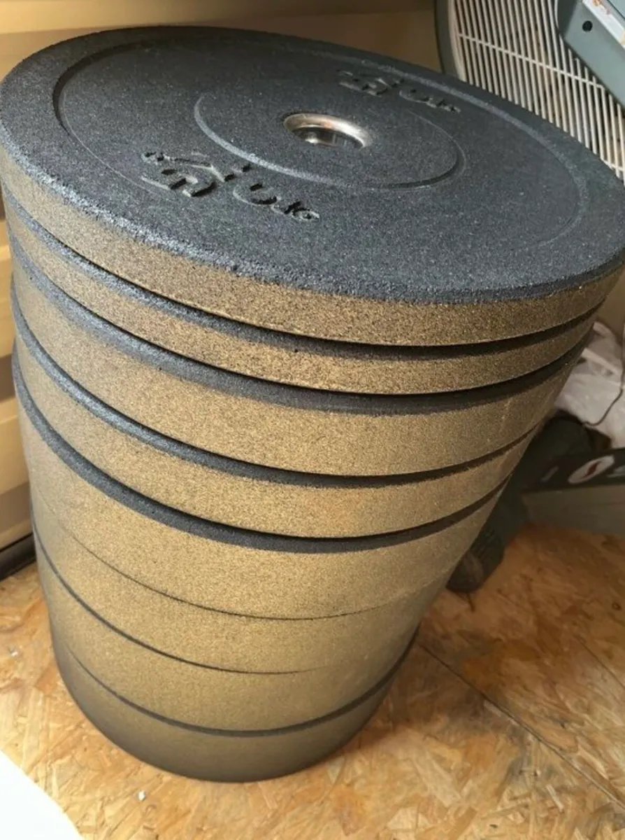 100kg bumper olympic weight set