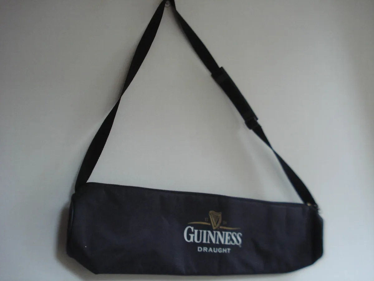 GUINNESS  LARGE BLACK POLO T-SHIRT & CAN COOL BAG. - Image 4