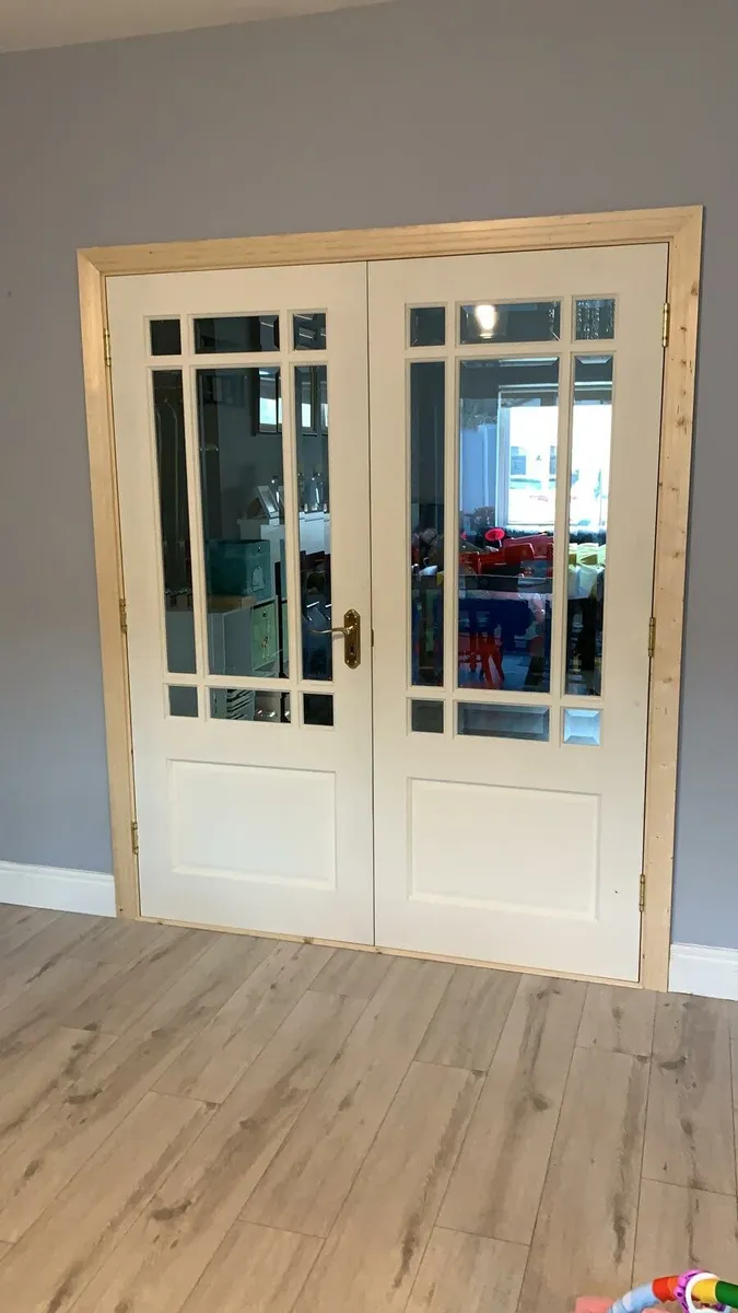 Deanta White Double Doors