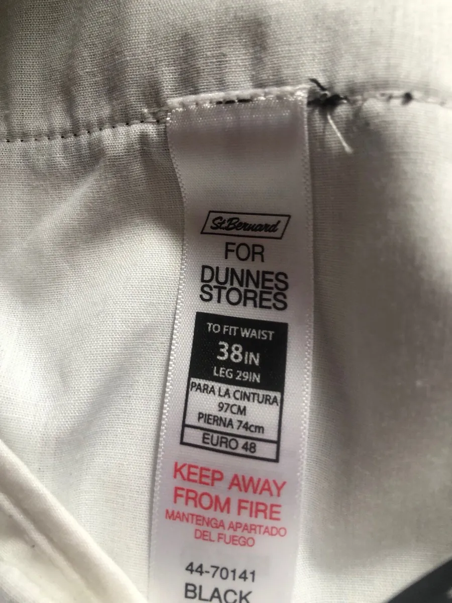 Mens black  trousers W36”xL29” €10 - Image 4