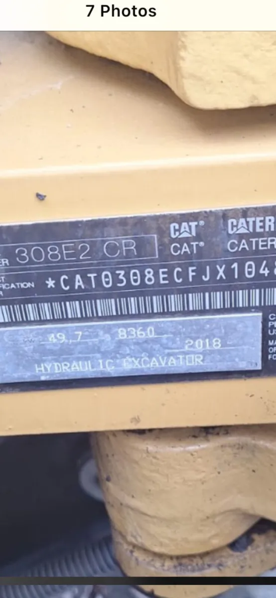 Cat 308 excavator - Image 4