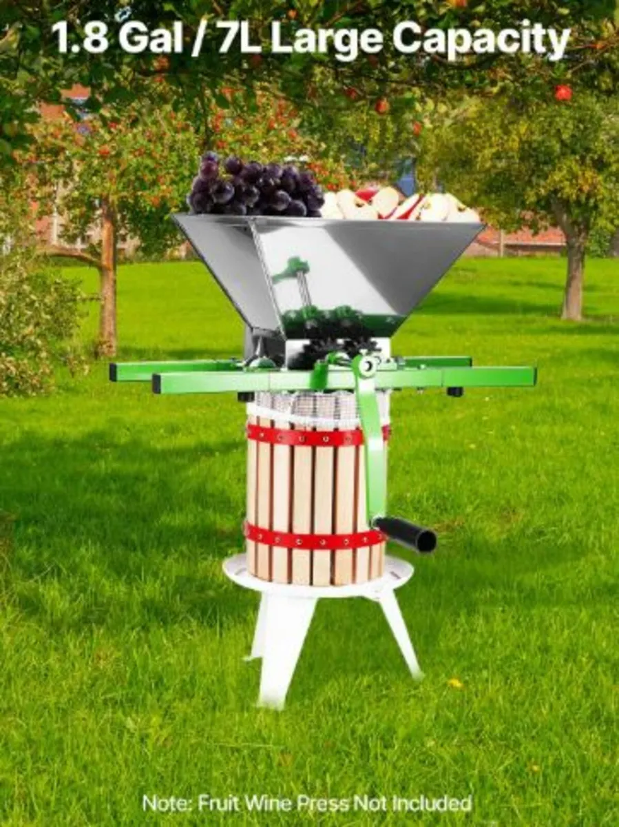 Fruit and Apple Crusher for Wine Cider Making 1.8 - Image 2