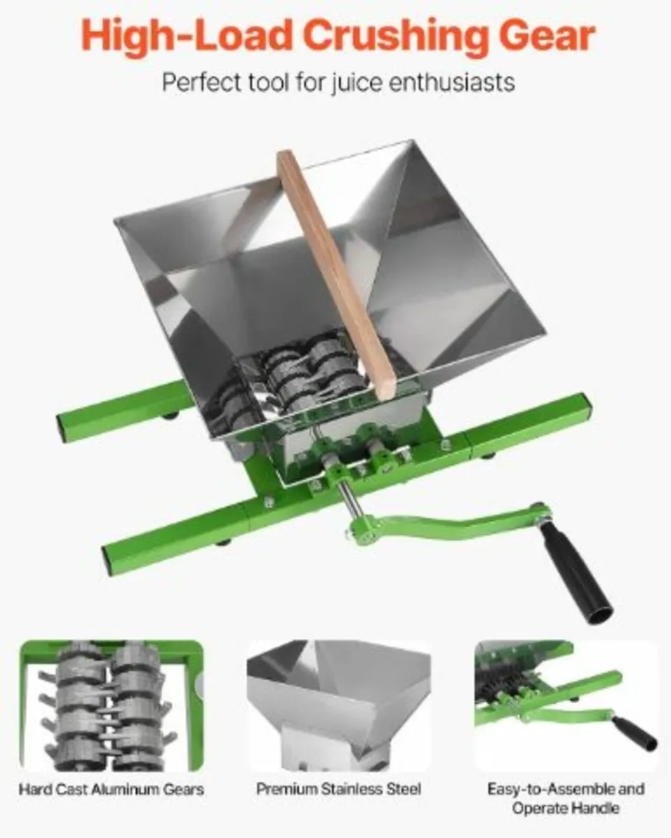 Fruit and Apple Crusher for Wine Cider Making 1.8 - Image 3