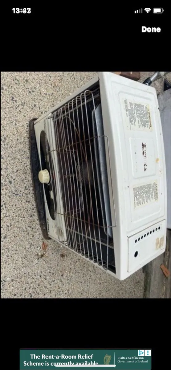 Kerosene heater just serviced with new wick - Image 1