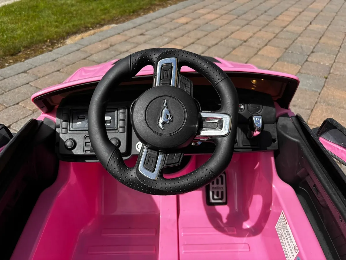 Ford Mustang SX2038 Kids Electric Car – Pink - Image 2