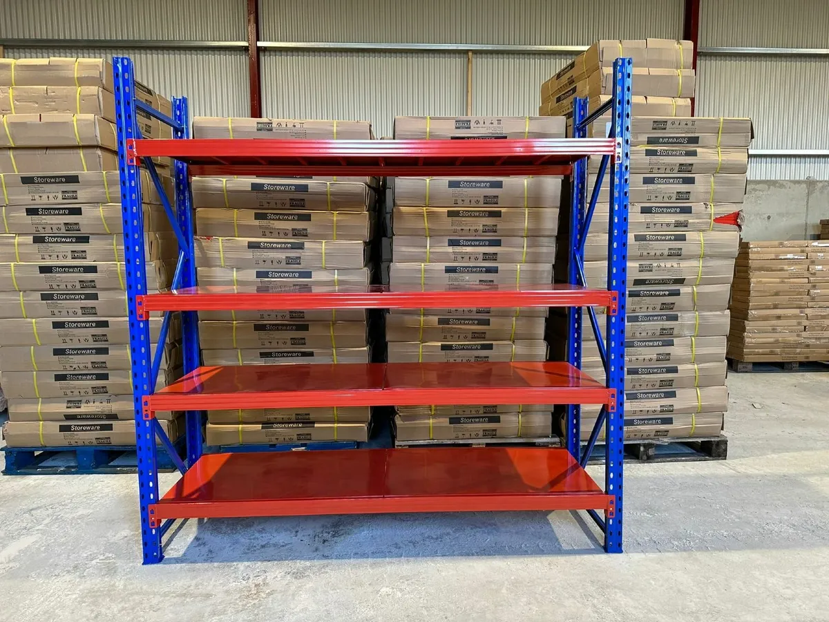 4 Tier Longspan Shelving Racking Metal Shelves - Image 1