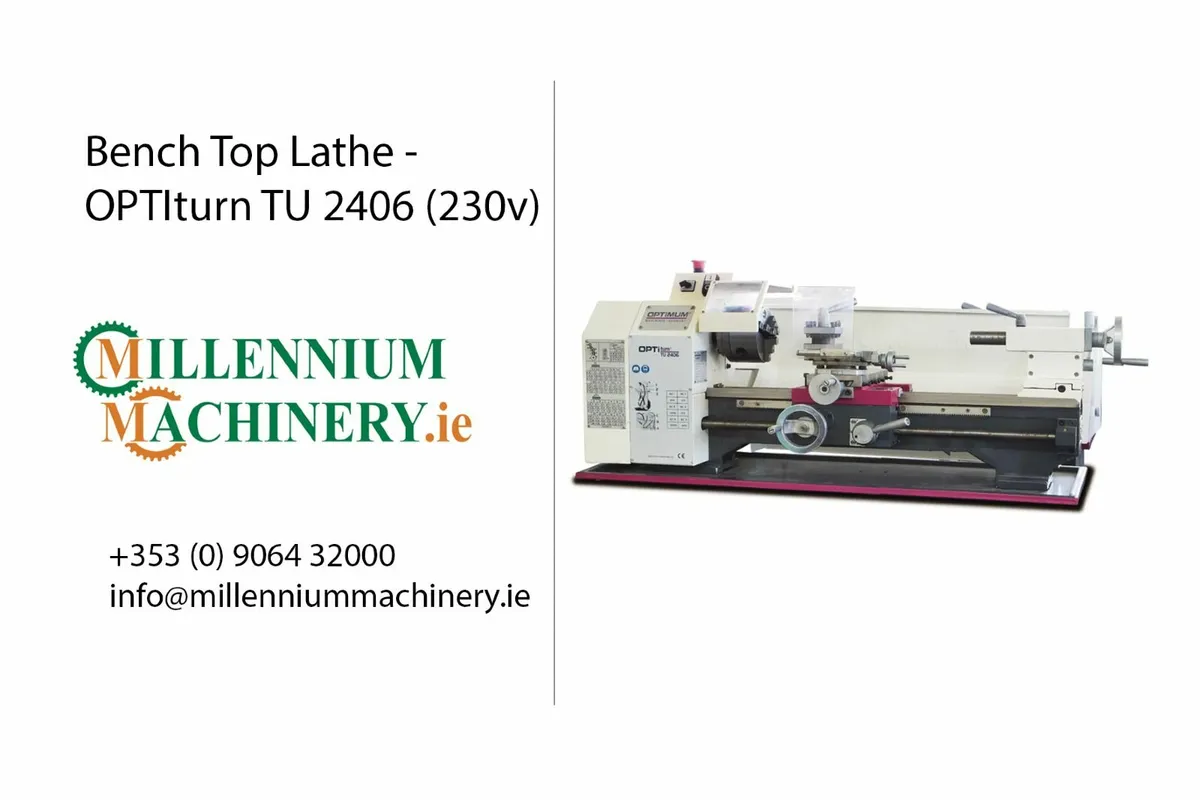 Lathe | Bench Top Lathe - OPTIturn TU 2406 (230v)