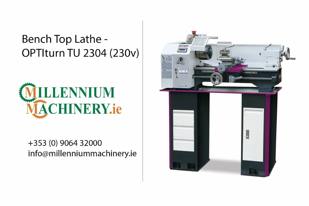 Lathe | Bench Top Lathe - OPTIturn TU 2304 (230v)