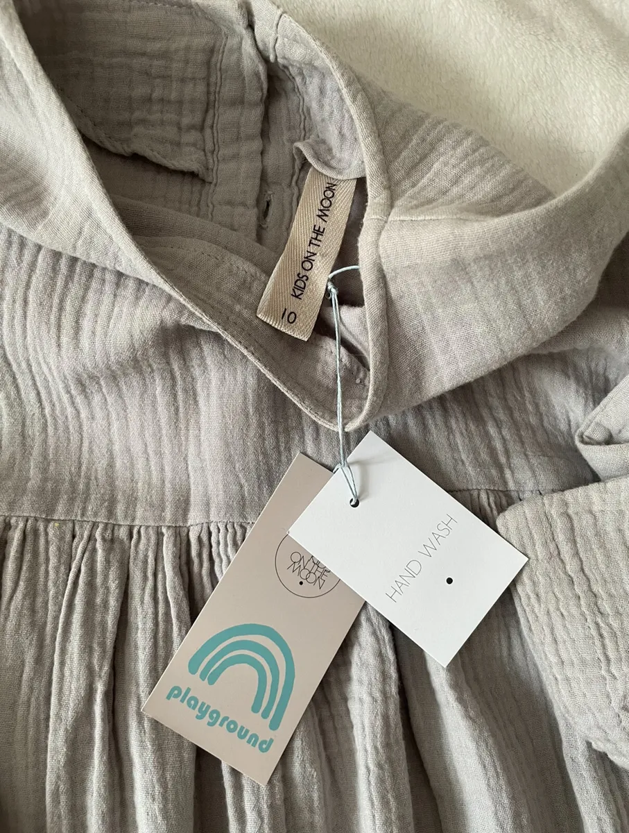 Muslin dress, Kids on the moon, size 10yrs - Image 2