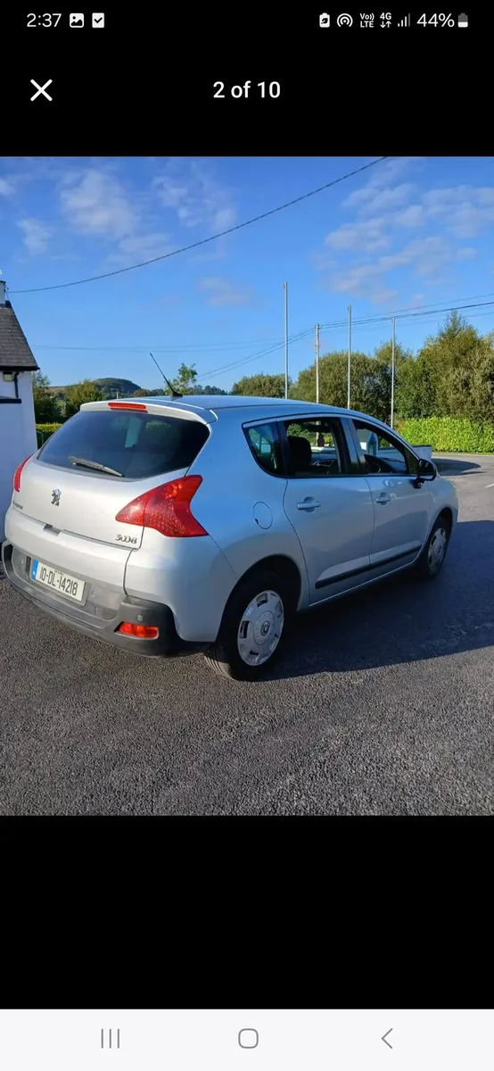 2010 Peugeot 3008 1.6 diesel manual nct until Dece - Image 2