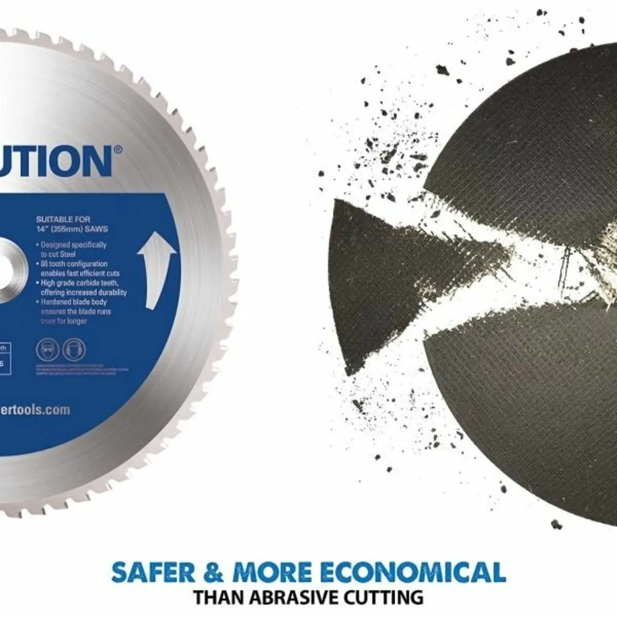 Evolution S355CPS 355mm Metal Cutting Chop Saw - Image 3
