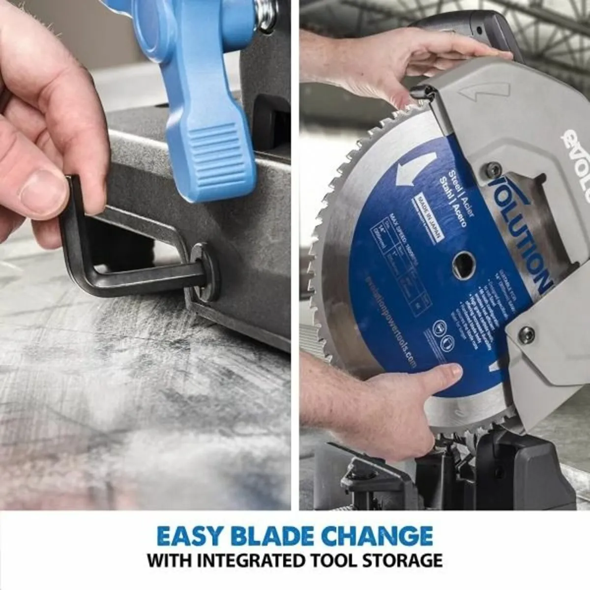 Evolution S355CPS 355mm Metal Cutting Chop Saw - Image 4