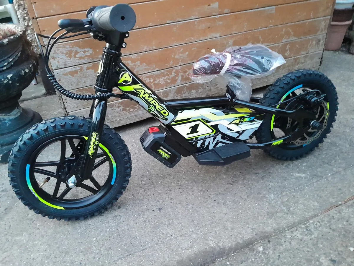 Kids electric balance bike for sale - Image 1