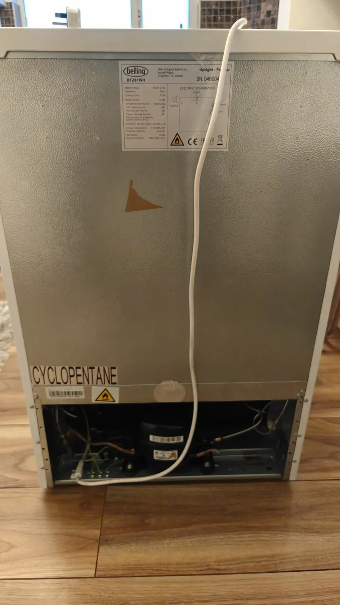 Belling 54Cm Under Counter Freezer BFZ87 - Image 3