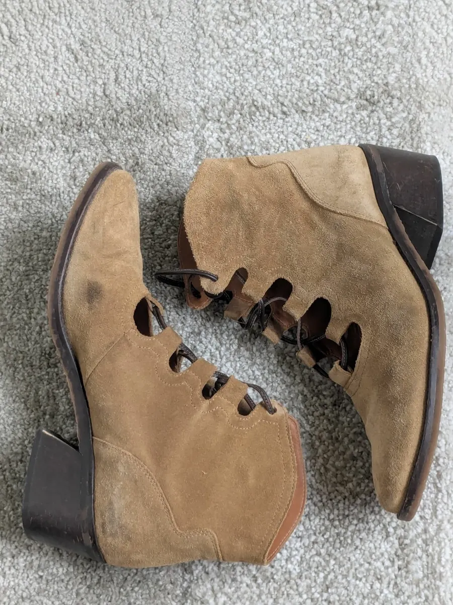 Naguisa Lace-up Booties - Image 2