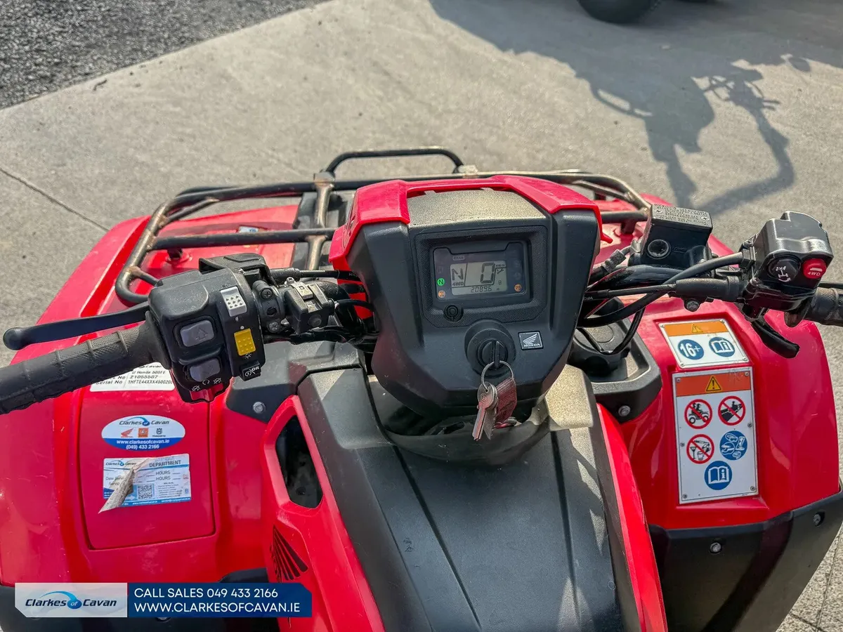 2019 Honda TRX500FE2 Quad - Image 3