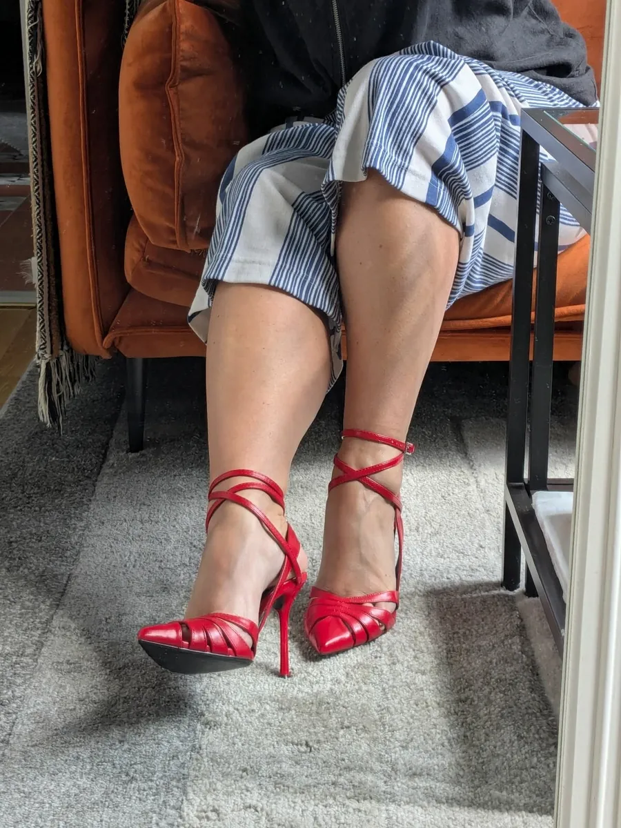 Zara Red Stilletos - Image 1