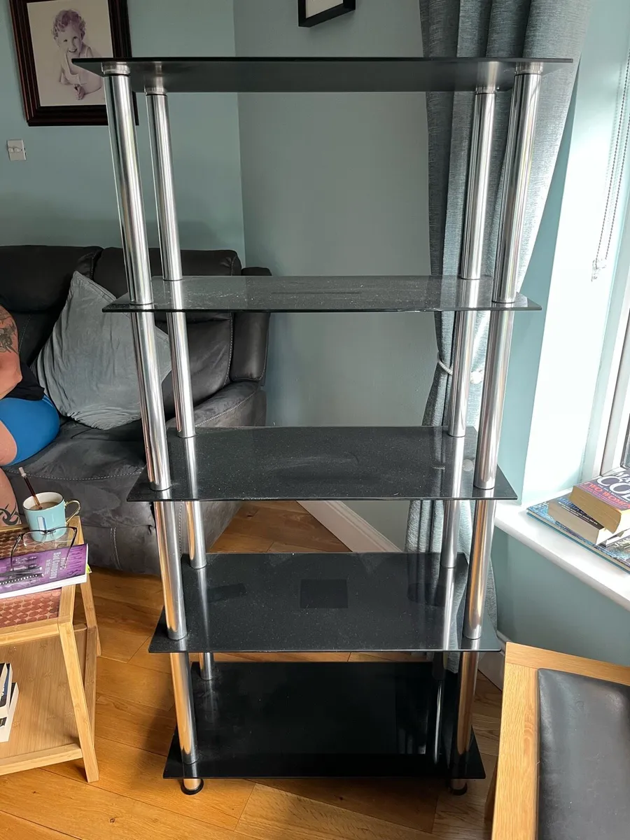 Glass shelving unit - Image 1