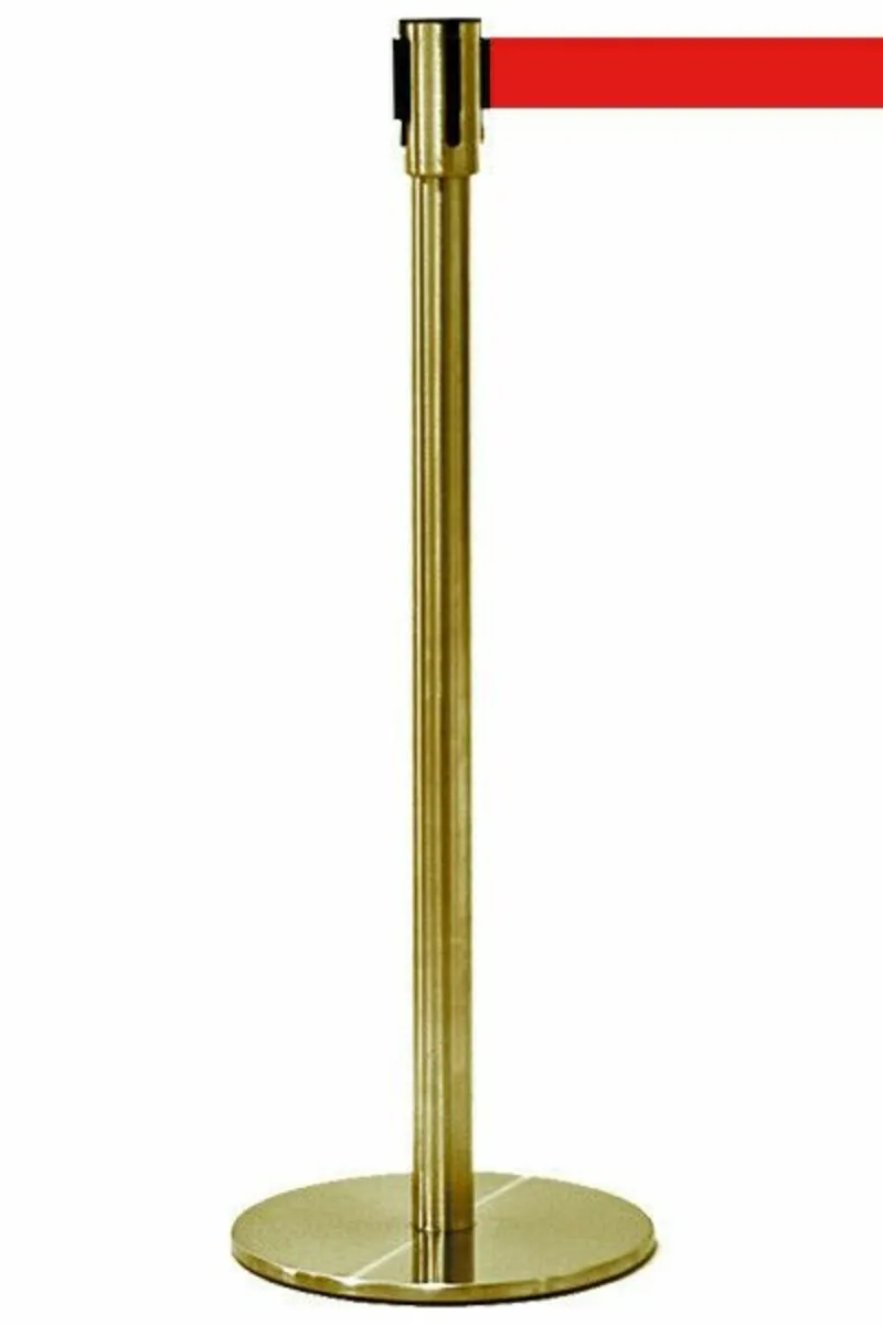 Gold Retractable Barriers to Clear - Image 2