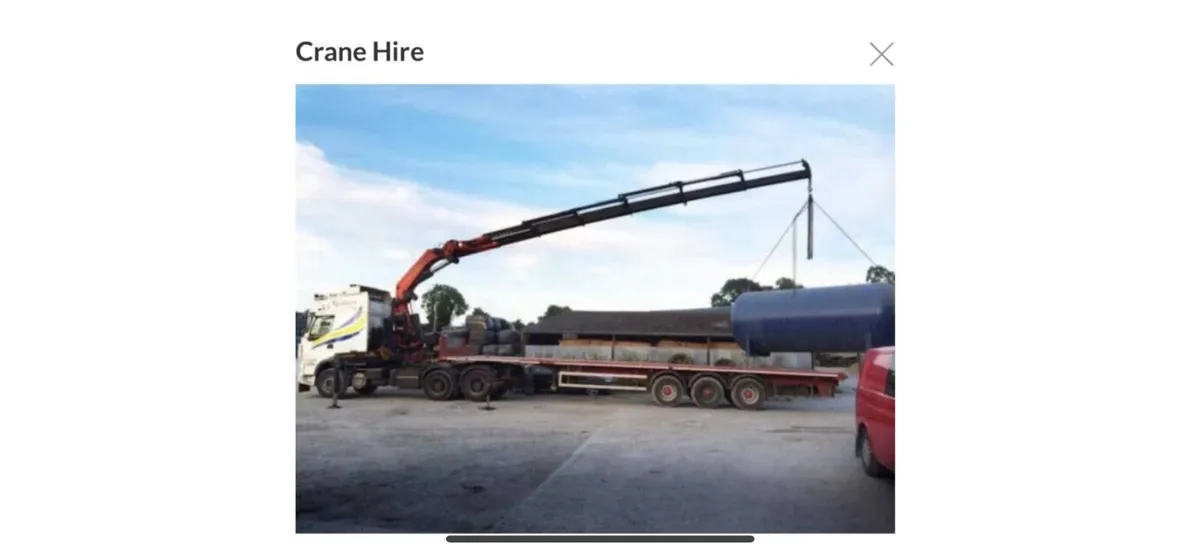 Crane hire