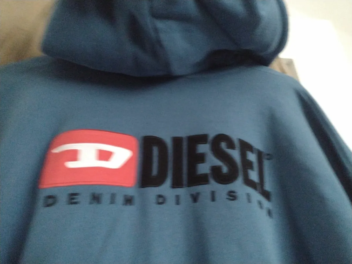 New Diesel Denim Division zipped hoodie - Image 2