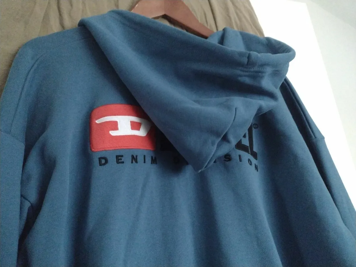 New Diesel Denim Division zipped hoodie - Image 4