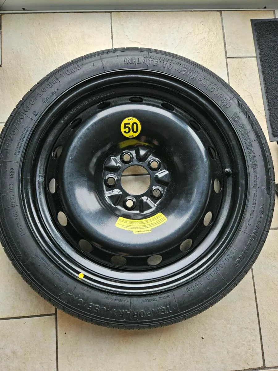 BMW F10 5 series space saver spare wheel. - Image 1