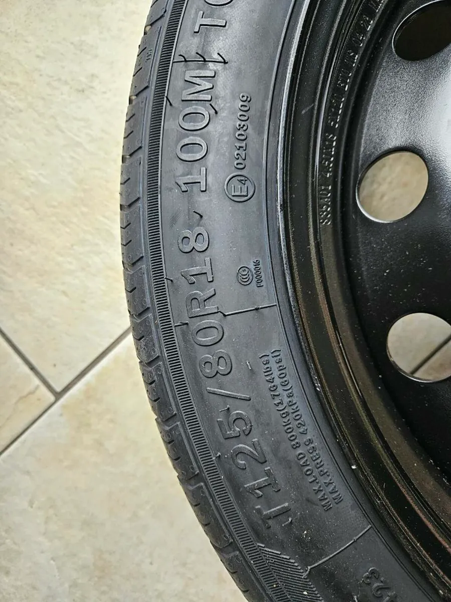 BMW F10 5 series space saver spare wheel. - Image 3