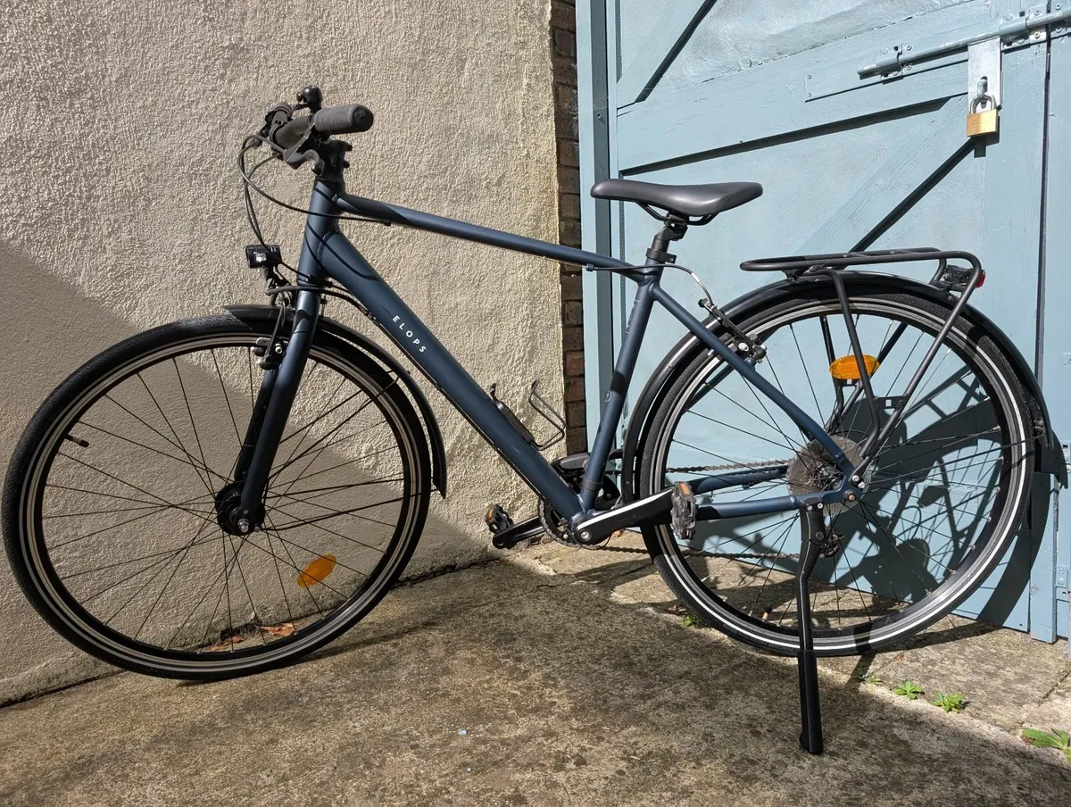 Elops Long Distance 500 Step-Over City Bike Women - Image 2