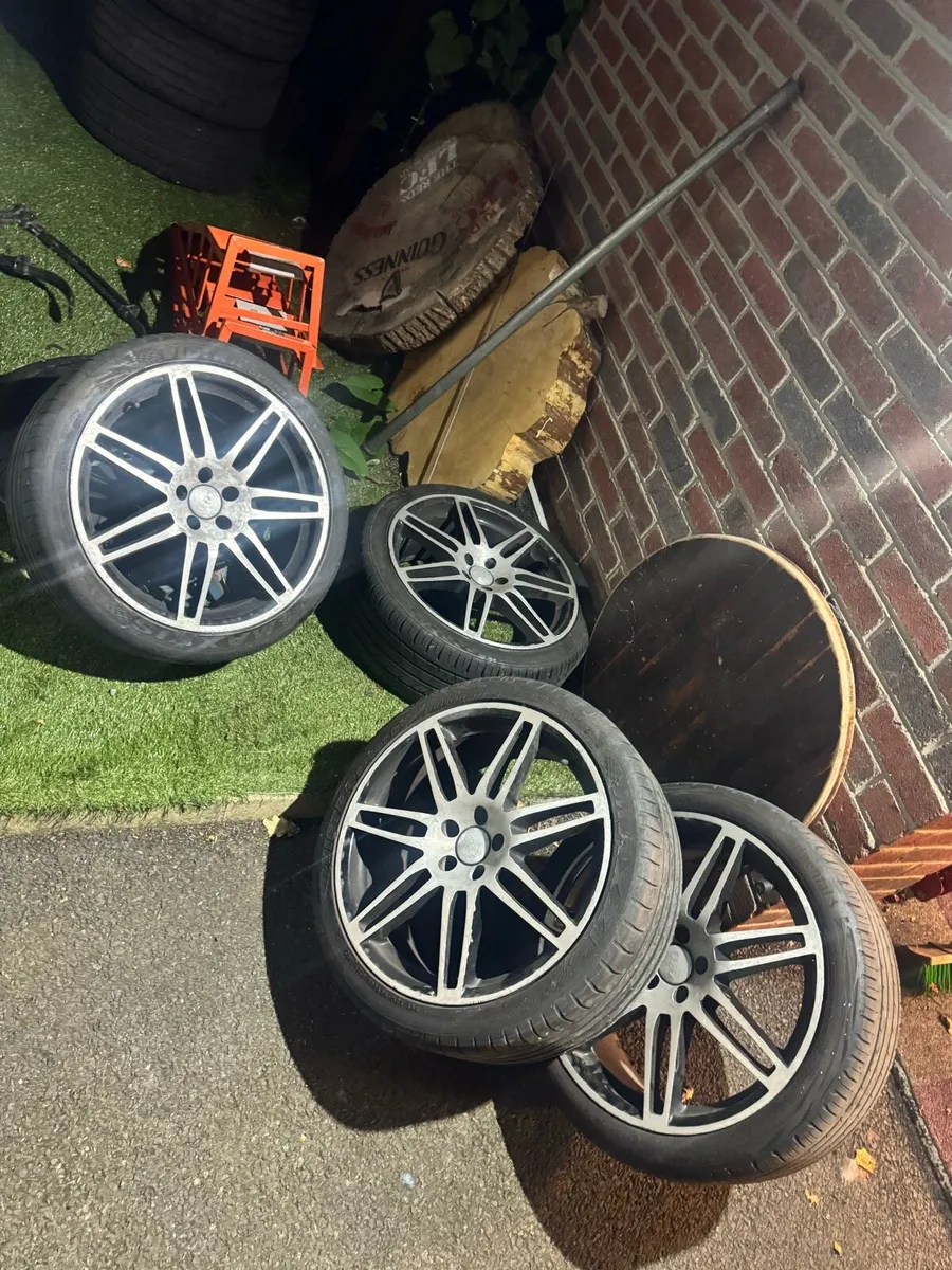 Audi Vw BBs lemans tt rs4 5x100 alloy wheels - Image 1