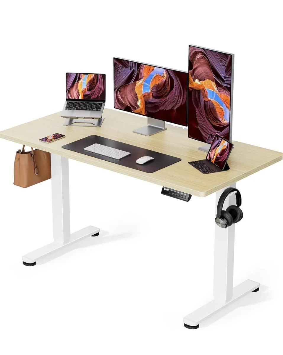 Electric Standing Desk Height Adjustable 120 x 60c - Image 3