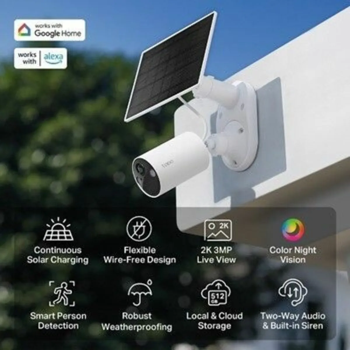 Solar Wi-Fi Camera 2K Outdoor Smart Camera - Image 4