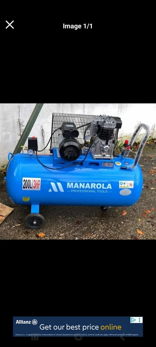 200 liter air compressor