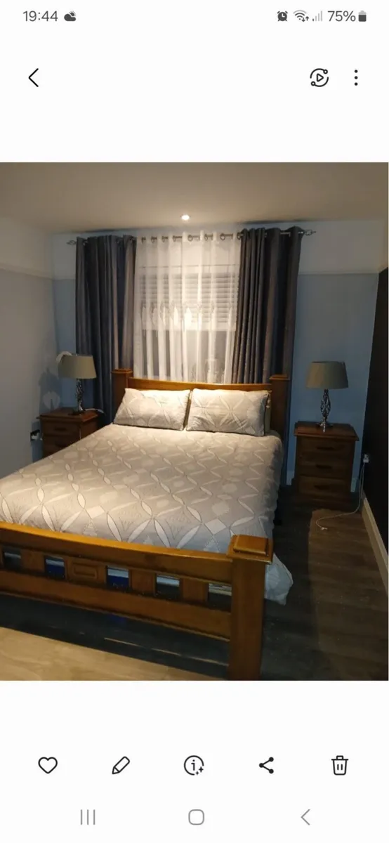 Bed and lockers - Image 1