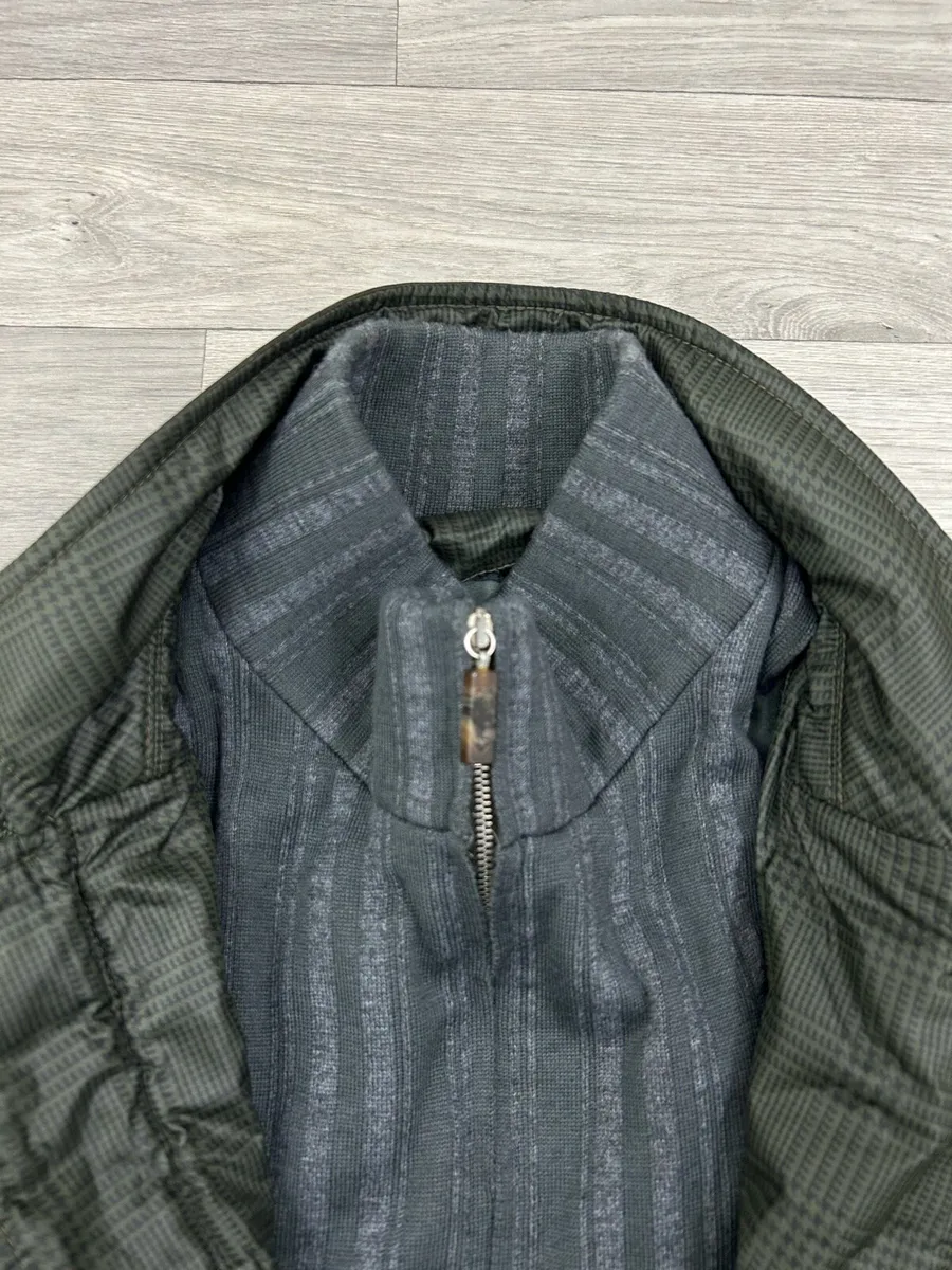 Etro Milano Quilted Partly Leather Jacket Mens XL - Image 4