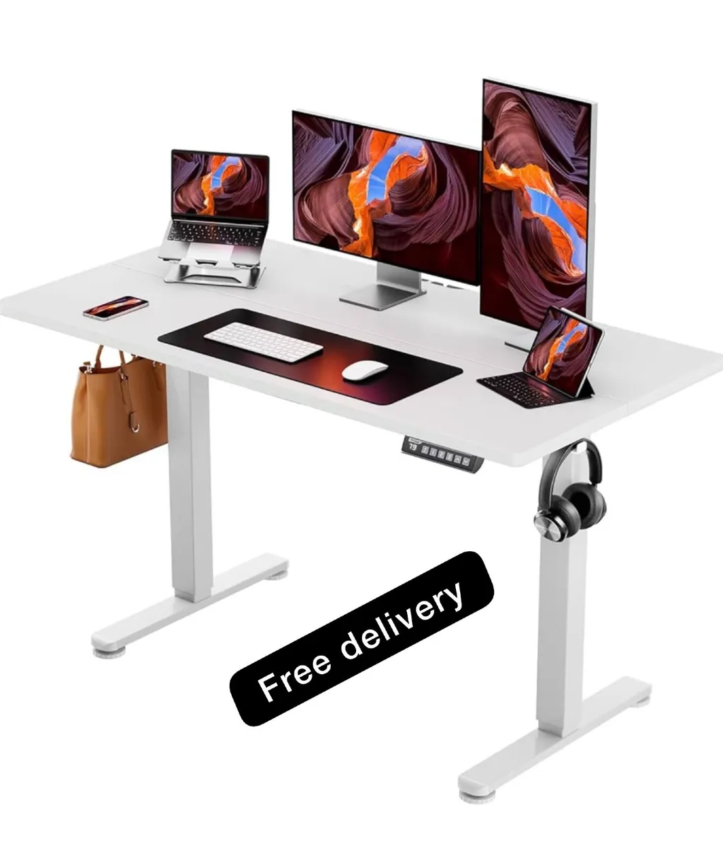 Electric Standing Desk Height Adjustable 120 x 60c - Image 1