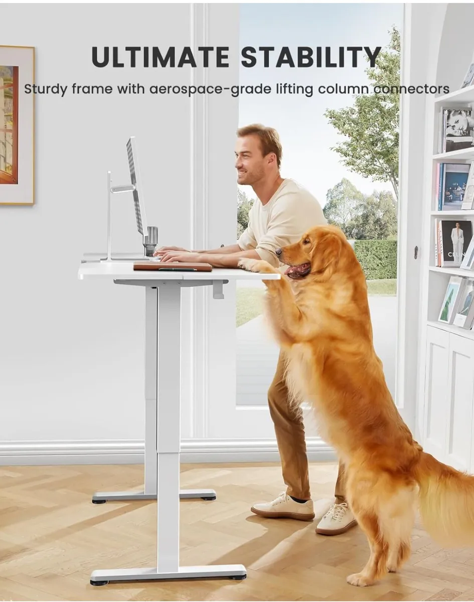 Electric Standing Desk Height Adjustable 120 x 60c - Image 4