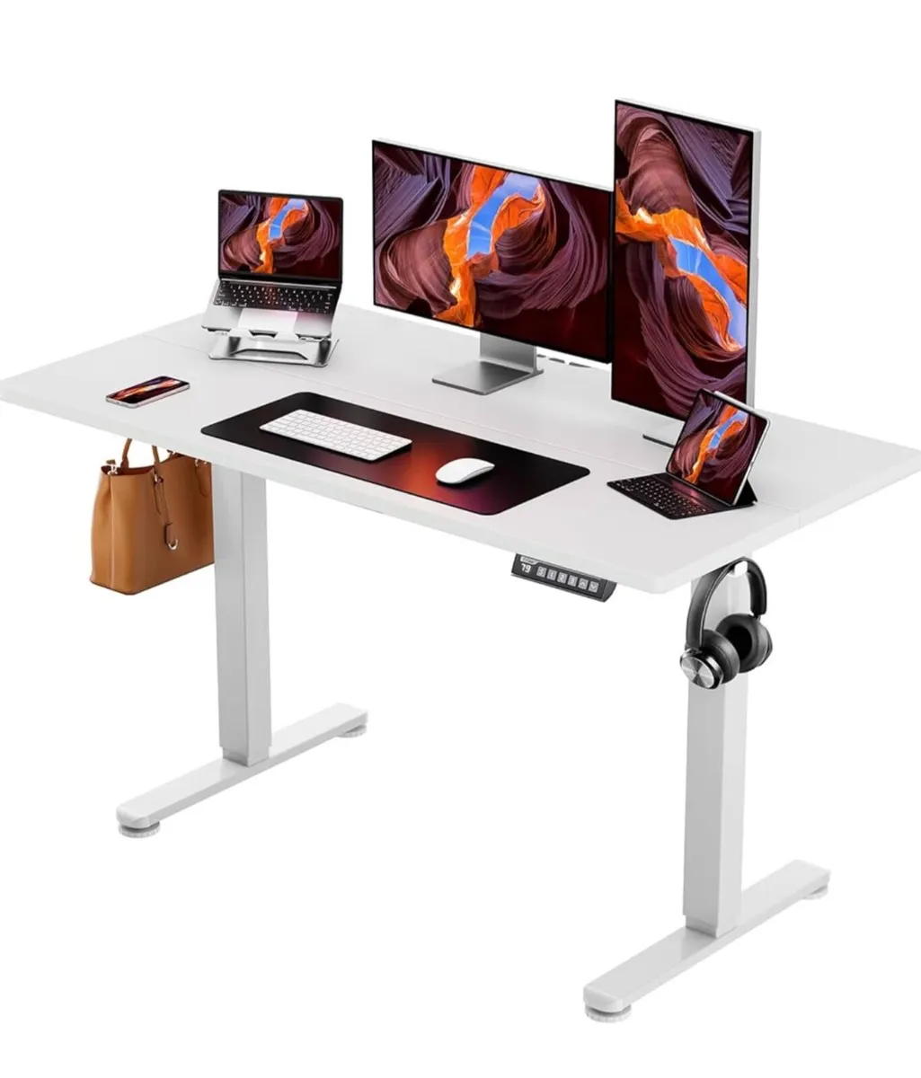 Electric Standing Desk Height Adjustable 120 x 60c - Image 2