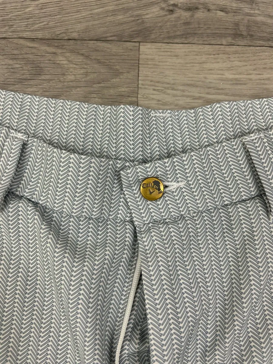 Callaway Herringbone Patterned Golf Shorts W32 - Image 3